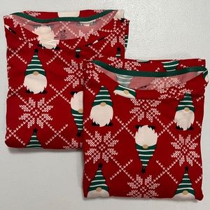NWT 2 Secret Treasures Women's Gnome Snowflake Holiday Red Sleepshirt Size 2X-3X